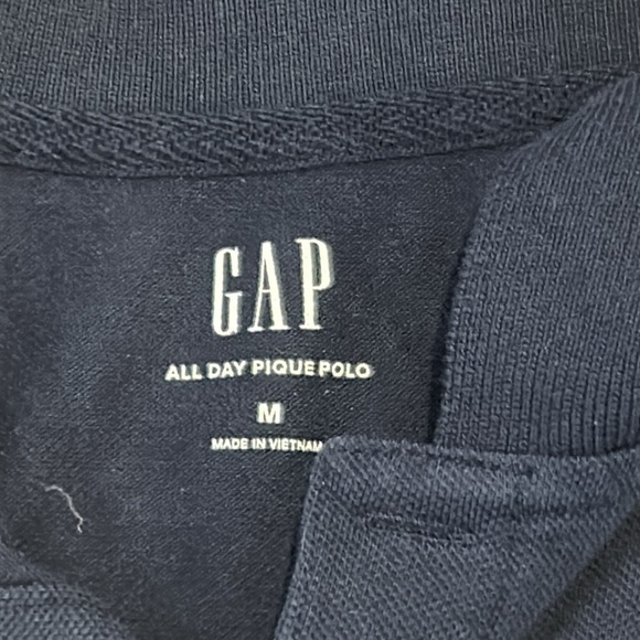 GAP Men’s Navy Polo Size M - Picture 3 of 4